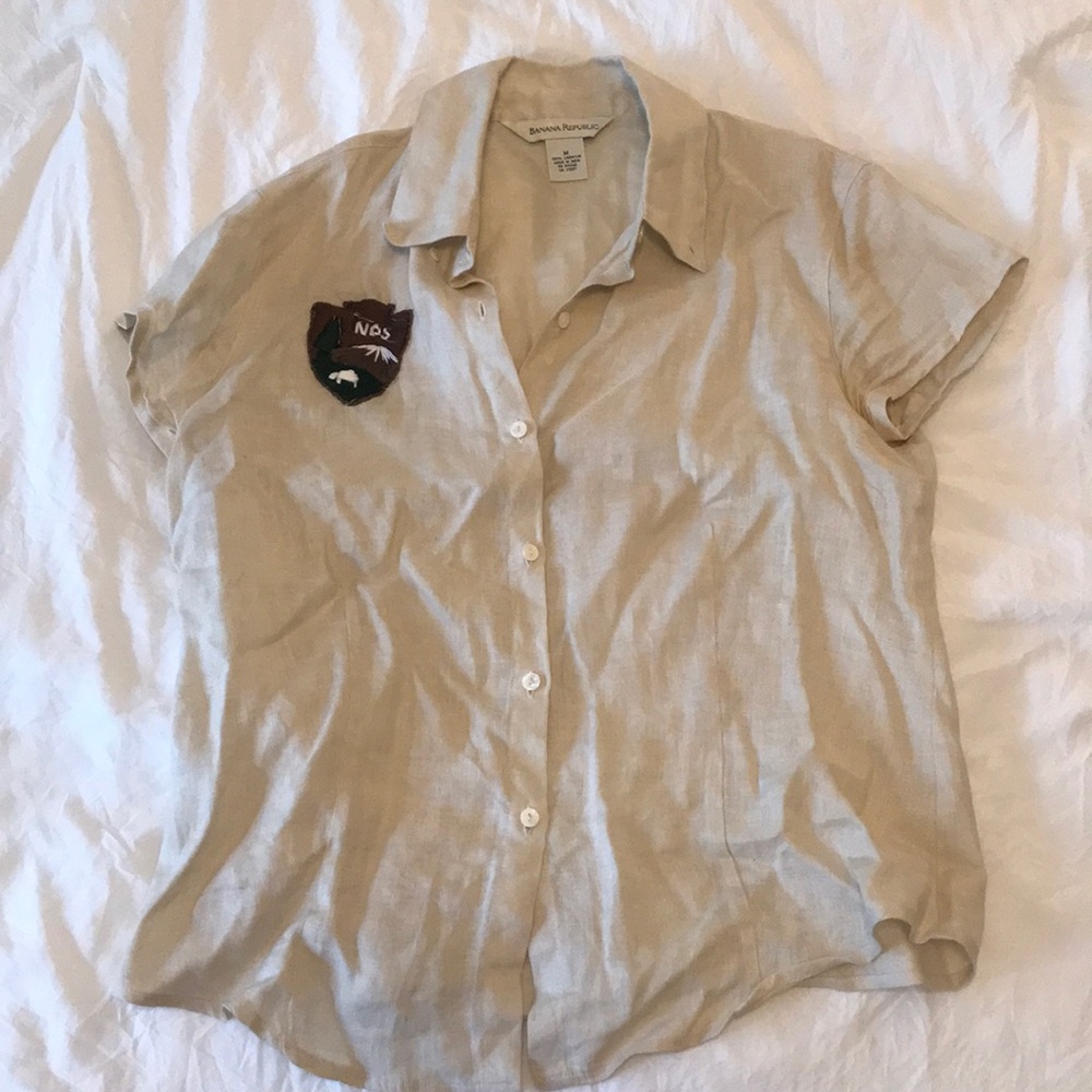 Hand embroidered NPS shirt costume